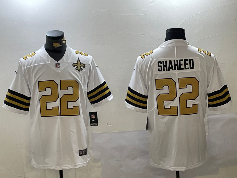 Men New Orleans Saints #22 Shaheed white Limited NFL Jersey